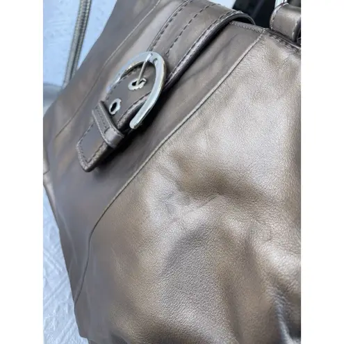 Coach Brand new  soho east west tote bag handcraft leather bag Gold F18751 - Image 14