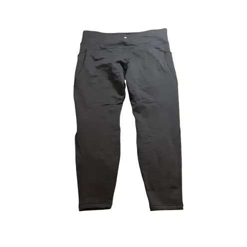 Athleta  Altitude Edge Fleece Lined Stash High Rise Legging 1X | Black tight NEW