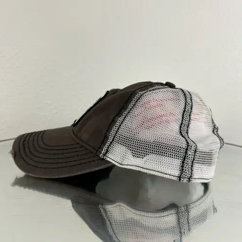 BILLY BOBS TEXAS Y2K Brown White Buck Rack Addict Country Baseball Hat