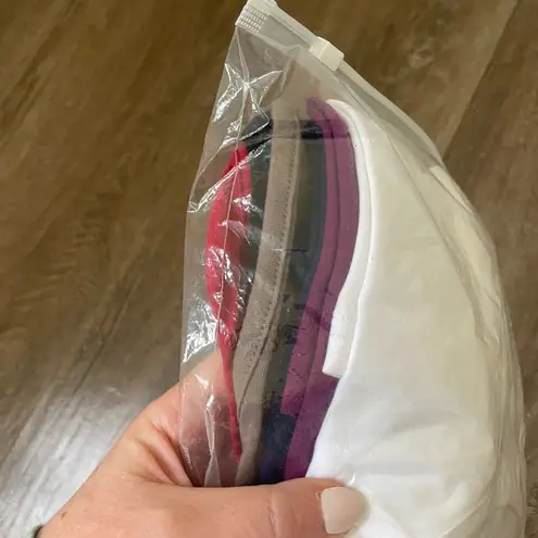 NEW Set Of 6 Crop Tank Tops ~ White Black Red Purple Coffee Navy ~ Size Small