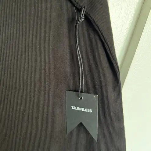 Talentless NWT RIB HIGH-NECK CONTOUR DRESS Size M