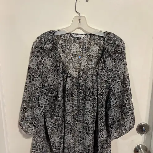 Croft & Barrow Croft & barrel elegant top. Xl. Great for work or event. Black and grey thumbnail 2