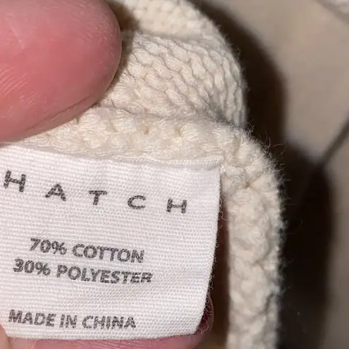 🇺🇸 Hatch Distressed Knit Cotton Blend Maternity Sweater Size undefined