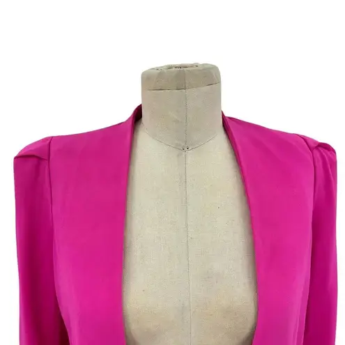 Rebecca Taylor Refined Suit Jacket Blazer Hot Pink Size 0