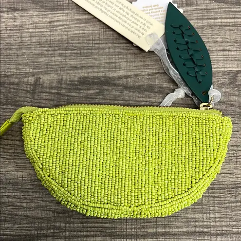 Lime Beaded Bag Pouch šāš© Green