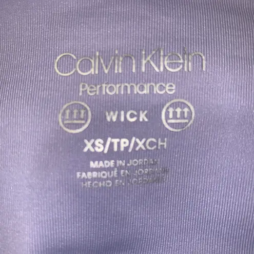 Calvin Klein performance wick leggings size XS sunset stripe sakura combo