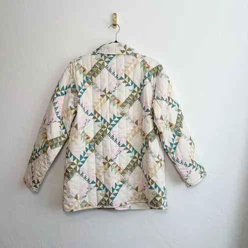 Universal Threads Universal Thread | Quilted Patchwork Button Up Jacket Multicolor