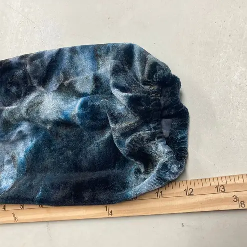 CEST 1946 Blue Tie Dyed Ruffle Dress Size Small Blue