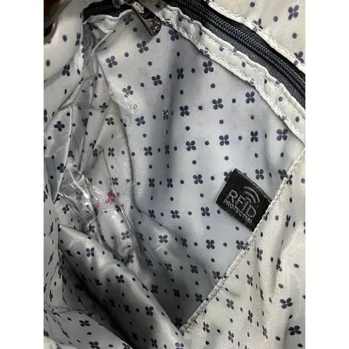 Lug Swivel Convertible Crossbody Bag Lily Grey RFID Protected