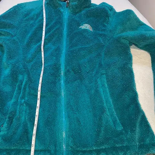 The North Face - Osito Fleece Jacket in Teal Blue- Size Medium