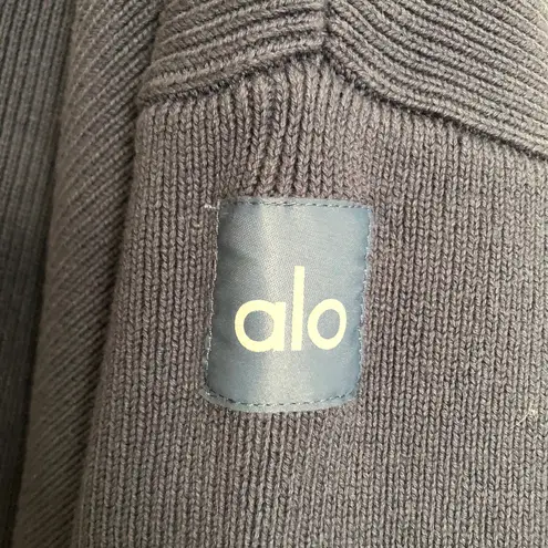 Alo Yoga Scholar Crew Neck Sweater Navy XL