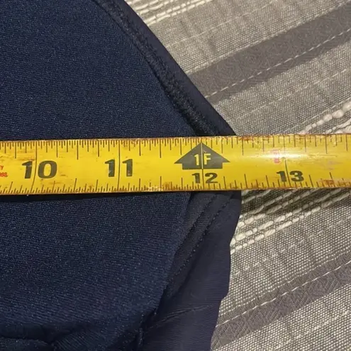 Ted Baker Women's  London Navy Halter Deep V-Neck Swimsuit Size 8/10 EUC #6935