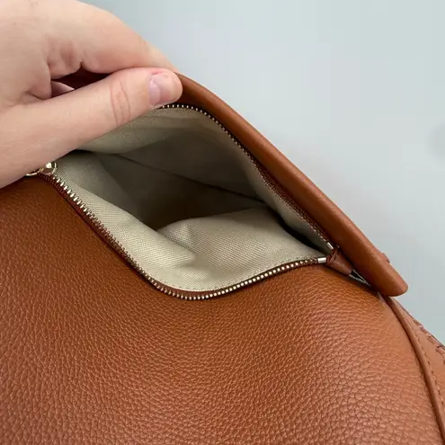 Cole Haan Grand Ambition Convertible Backpack New British Tan Leather Bag Work