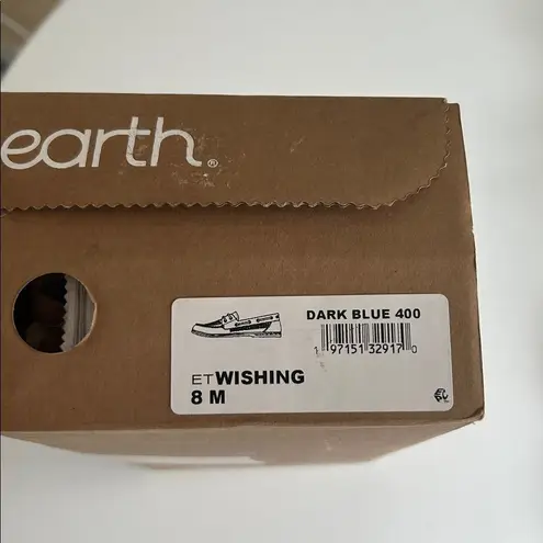 Earth® Wishing Boat Shoe (Women), Suede Navy Blue, Size 8, NWT Blue