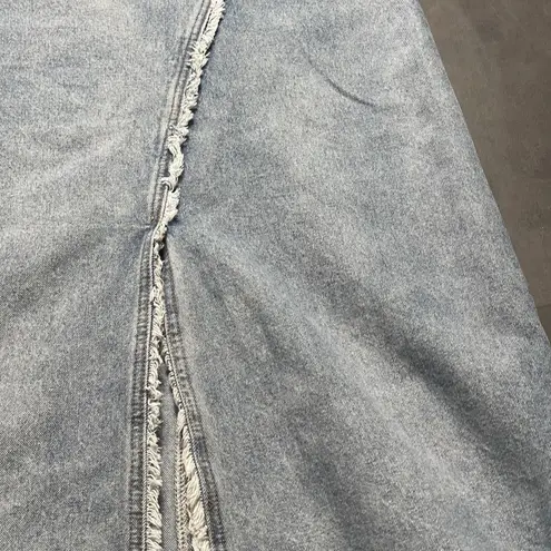 Signature 8 Denim Maxi Skirt Blue Color Maxi Size M. F