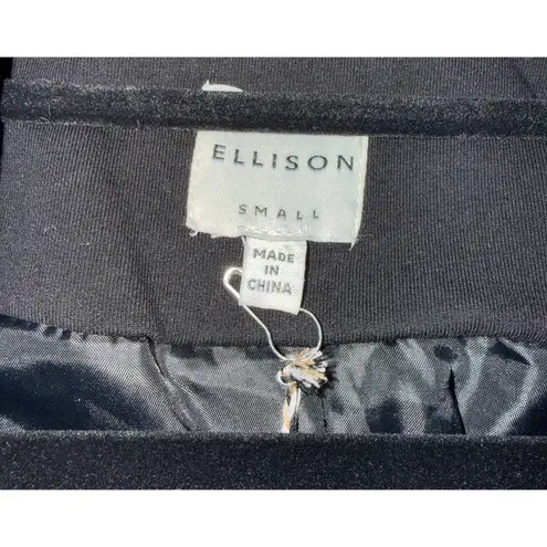 Ellison  Women's Black Blazer Long Sleeve Open Front Casual Tailored Small New