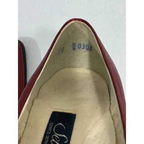 Womans Selby Active Play Size 10 Red Slip On Wedge Comfort loafers NWOT