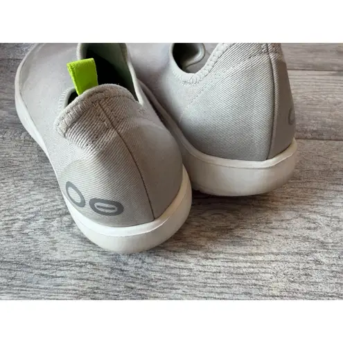 OoFos Oomg eeZee Womens 9.5 Gray Slip on Comfort Recovery Shoes Gym Sneakers