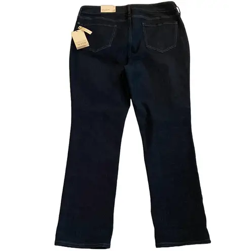 NYDJ NWT💙 Marilyn Straight Denim Jeans With Printed Cuff, Rinse/Blue #MGTBMS8713