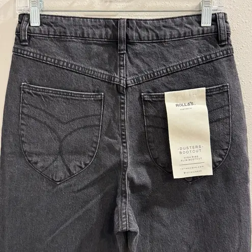 Rolla’s NWT 29 Washed Black Dusters Bootcut High Rise Slim Boot Denim Jeans