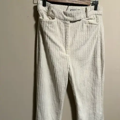 & Other Stories & Other Stories Lucy Corduroy Trousers White Cream- Size 36 (4)
