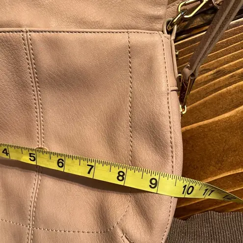 Vegan blush saddle bag