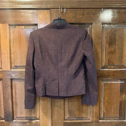 Brooks Brothers Purple Summertime Fabric Loro Piana Blazer Women’s Jacket 10 - Image 2