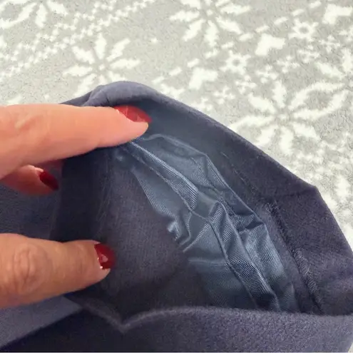 NWT Sag Harbor High Waist 100% Wool Pants Navy Pleated Front Lined 14 Petite Blue Size 14P