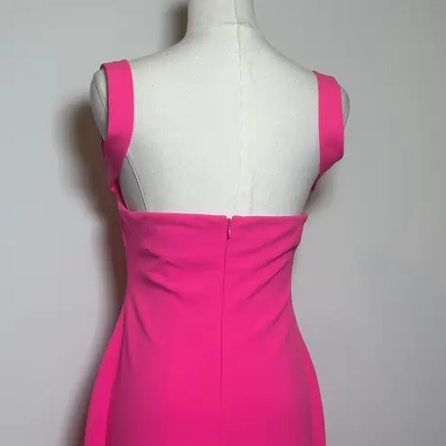 Solace London Joni Maxi Dress Magenta Pink Sleeveless Size US 6 UK 10