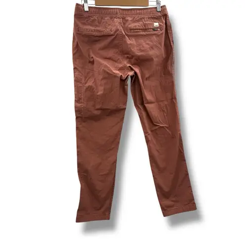 Vuori Ripstop Pant Two Way Organic Stretch Pants in Light Terracotta Sz M