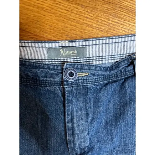Natural Reflections Denim Shorts Casual Blue Jean Shorts Size 14