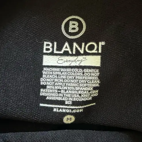 Blanqi Black Maternity Pregnancy Cropped Shaper Leggings Size Medium