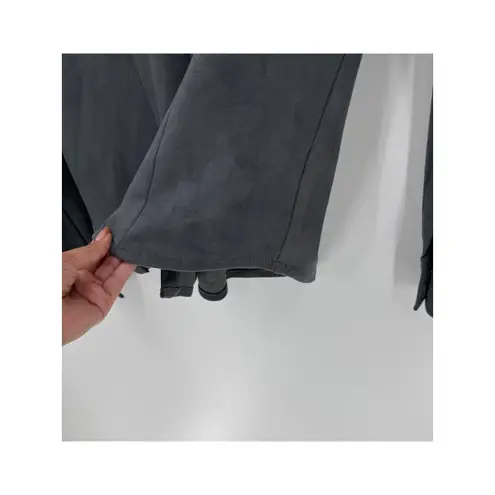 Sold Design Lab gray micro suede button down size S snap buttons western street - Image 5