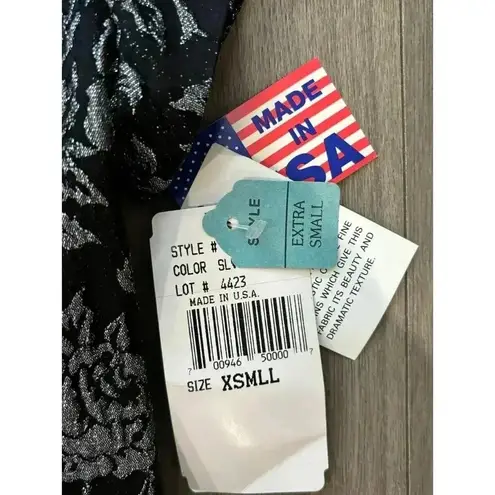 Vintage Hampton Nites Corset Top NWT Black Size XS