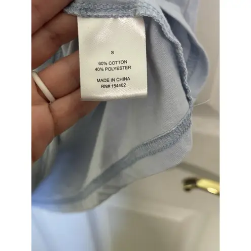 Vinyl Icons Woodstock Graphic Tee Size Small Short Sleeve Concert Tee Blue