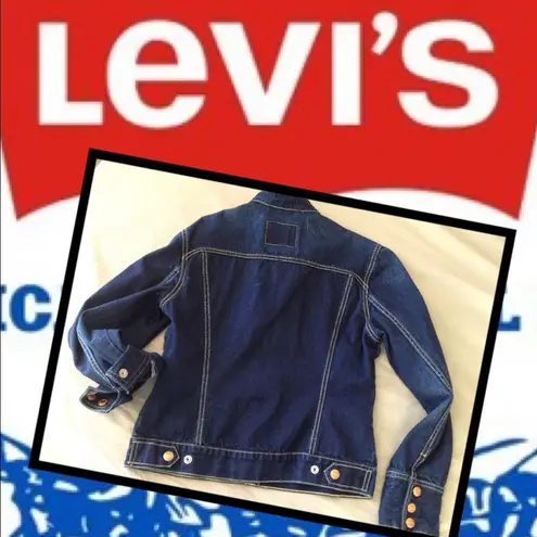 Levi's  Easy Rider denim jacket dark wash moto western street wear size M