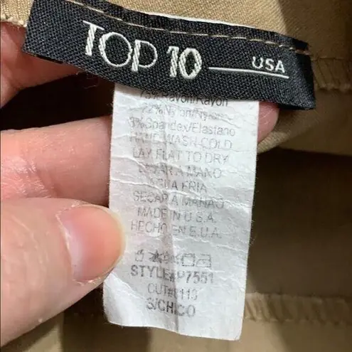 Top 10 Womens Shorts High Waist Stretch Fitted Summer Stretch Tan Beige Small