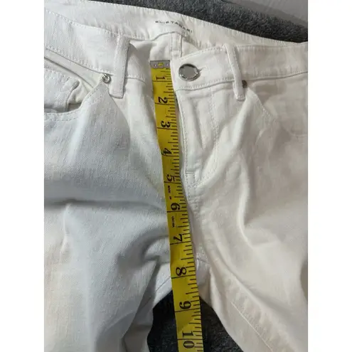 Tahari Elie Women's White Flare Jeans Size 2
