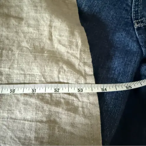 Flax Slipster 1G Natural Cream Maxi Linen Dress Sleeveless