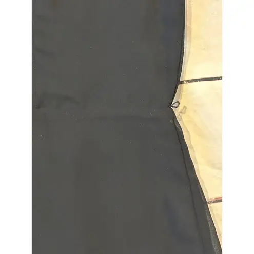 June & Hudson Large Black Jumpsuit Sheer Flutter Sleeves Black Closet Staple