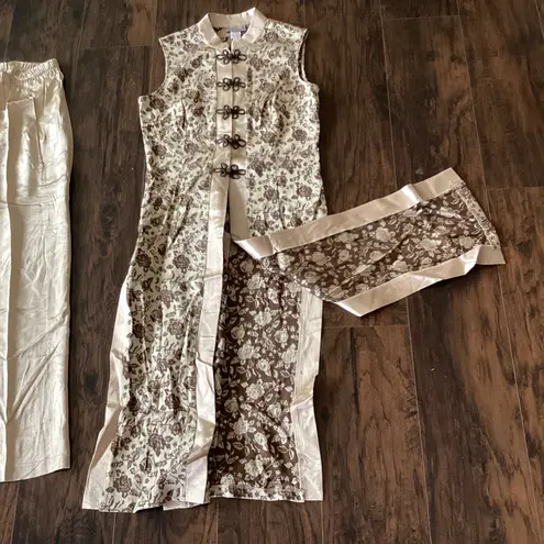 Erica Kurta Style Pantsuit Brown Size M