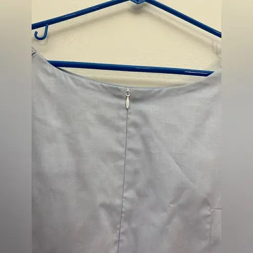 NWT Petersyn Harlan 100% cotton long sleeve top in cloud size XS Blue