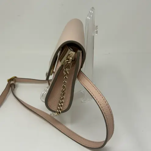 Chloé Chloe Faye Mini Genuine Leather Pink Neutral Gold Hardware Shoulder Crossbody