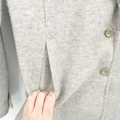 Anthropologie Pilcro Womens Academia Career Pinstripe Work Blazer Size M Gray Size M