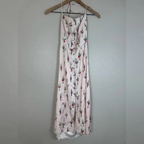 Viral Dolce Vita Campbell Dress in Pink Cactus Print size Large $180