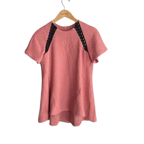 REBECCA VALLANCE Castella Raglan Top Desert Rose Pink Size 6