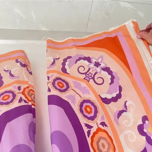 Her bottari boho print palazzo Wide Leg pants bohemian Women's NEW Purple