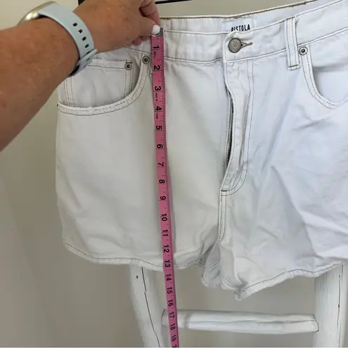 Pistola Grayish White Jean Shorts Classic Denim Style Size 32