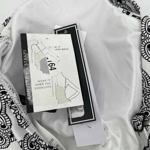 La Blanca Swimsuit Size 18W Oasis Strappy One Piece Mio NWT Paisley B&W Plus