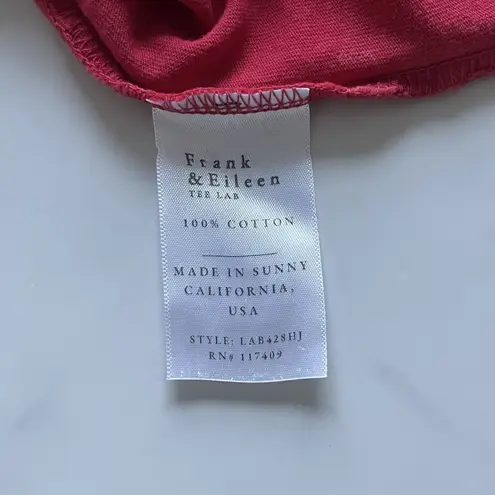 Frank & Eileen Lauren polo dress Red Sz Medium Heritage Jersey Classic Chic